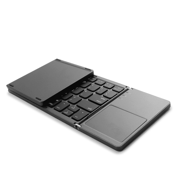 Foldable bluetooth keyboard wireless ultra-thin client for Android & iOS mobile phones tablets laptops and desktops