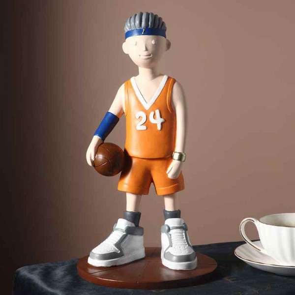 Rapper and basketball player ornament figure model for decoration