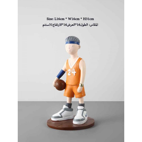 Rapper and basketball player ornament figure model for decoration