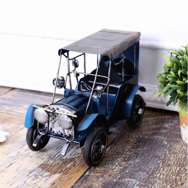 Old style iron-made handmade car iron model decorative craft for office and home