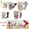 High heels ceramic coffee cup creative comb nail polish hair dryer shape cup