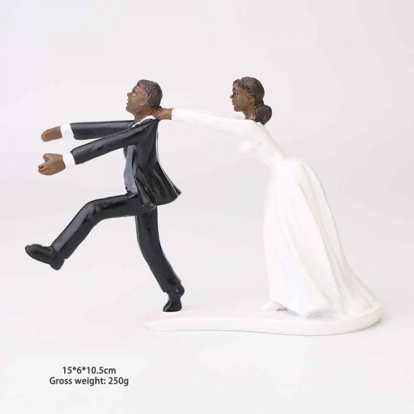 Wedding cake dolls resin decorations crafts for bride and groom - Group C
