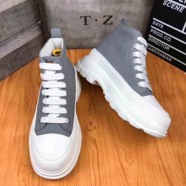 Men's leather boots high-heel casual shoes 