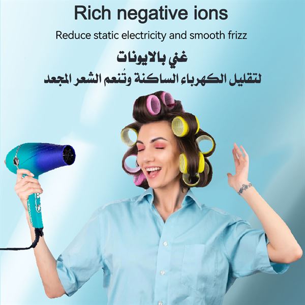 High Power Ionic Hair Dryer To Smooth Frizzy Hair BPHR002