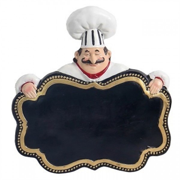 Resin Crafts Restaurant Chef Decoration Bar Dessert Shop Pizza black board DCG042