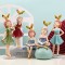 Cute bubble girls decoration resin creative home gift
