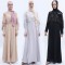 Arab women's long abaya embroidered in three colors ARAG009