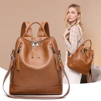 Women's Fashion Small Backpack Large Capacity3