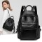 Women's Fashion Small Backpack Large Capacity Black Color