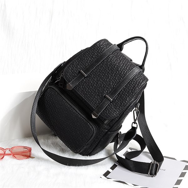 Backpack women new style bag large capacity black color 9