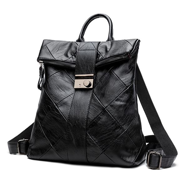 Backpack women new style bag large capacity black color 14