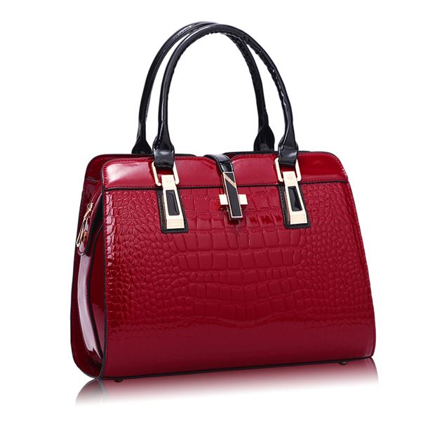 Women PU leather handbag one-shoulder large bag WWB022