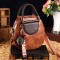 Round shape leather shoulder bag for women wwb026