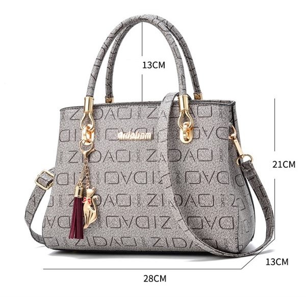 women's bag texture with chain wwb029