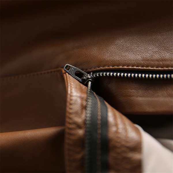 PU Leather high waist skirt, thin and sagging mid-length pu Brown color skirt